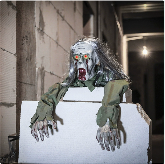 Crawling Haunted Ghost – Voice-Activated Halloween Prank